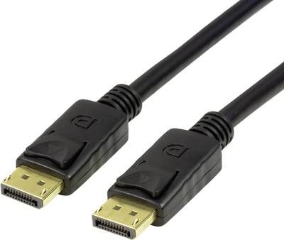 Kabel LogiLink DisplayPort - DisplayPort 1m czarny (CV0119)