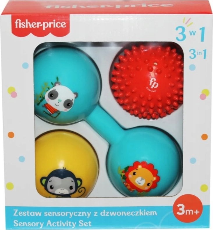 Epee Zestaw sensoryczny z dzwonkiem 3w1 Fisher Price