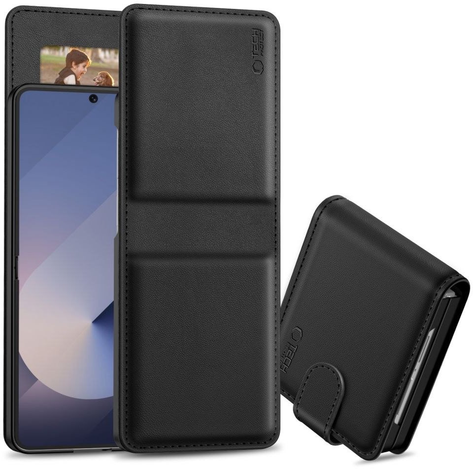 TECH-PROTECT WALLET GALAXY Z FLIP 6 / 7 FE BLACK