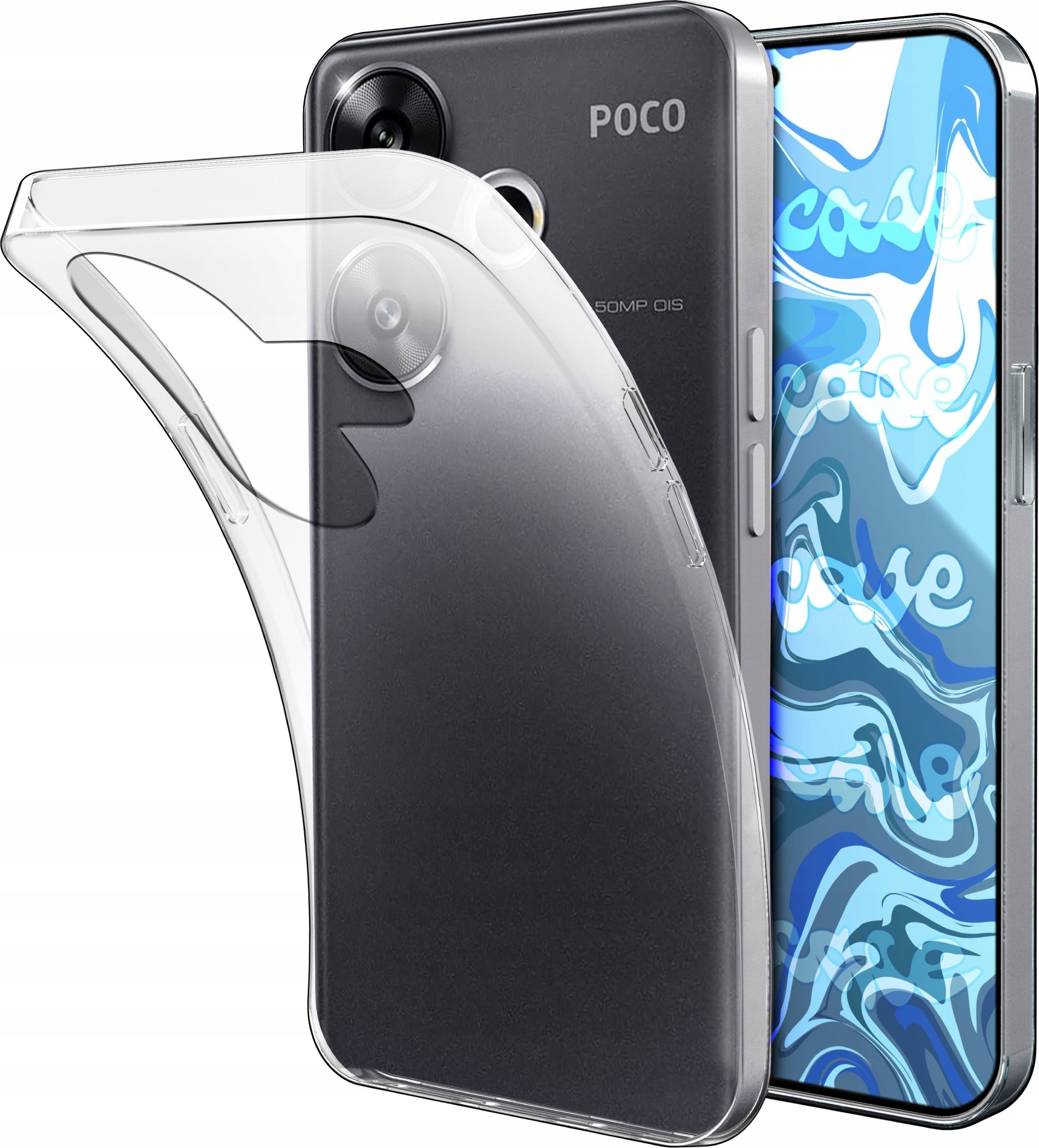 Hello Case ETUI DO XIAOMI POCO F6 GUMOWE OBUDOWA CASE SILIKON SLIM POKROWIEC COVER