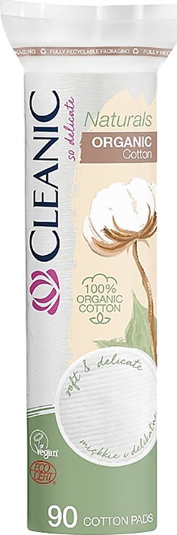 Cleanic Płatki kosmetyczne Naturals* Cotton 90 sztuk