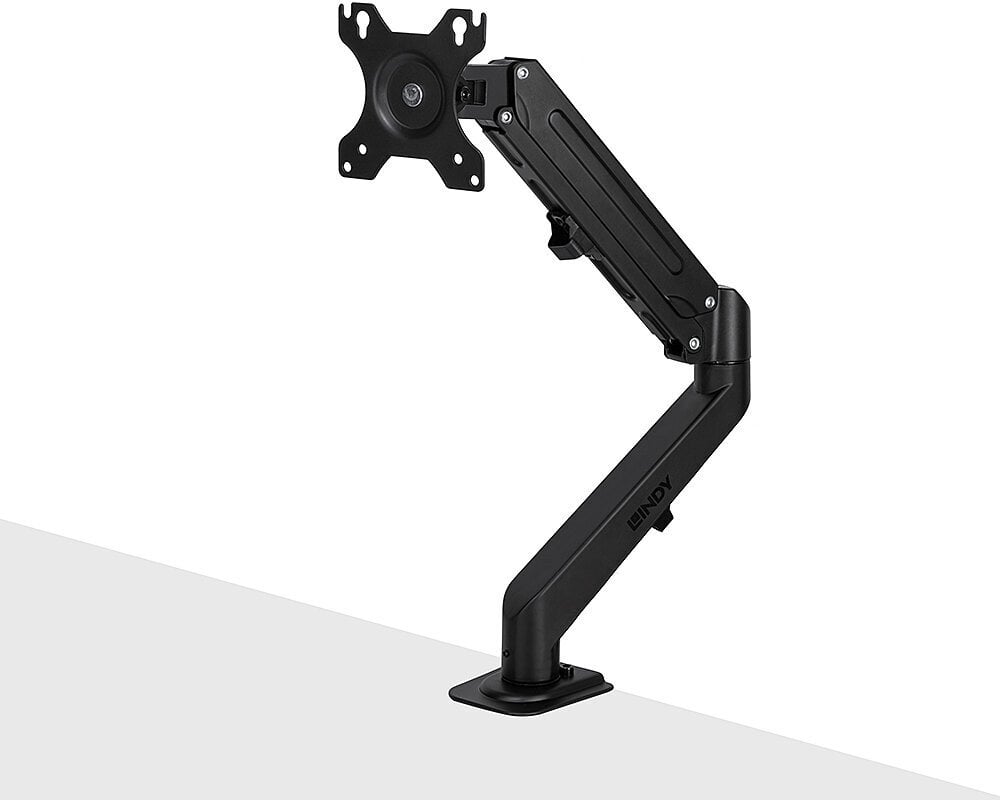 Lindy Desktop-Ramię gazowe do montażu pojedynczego - czarne