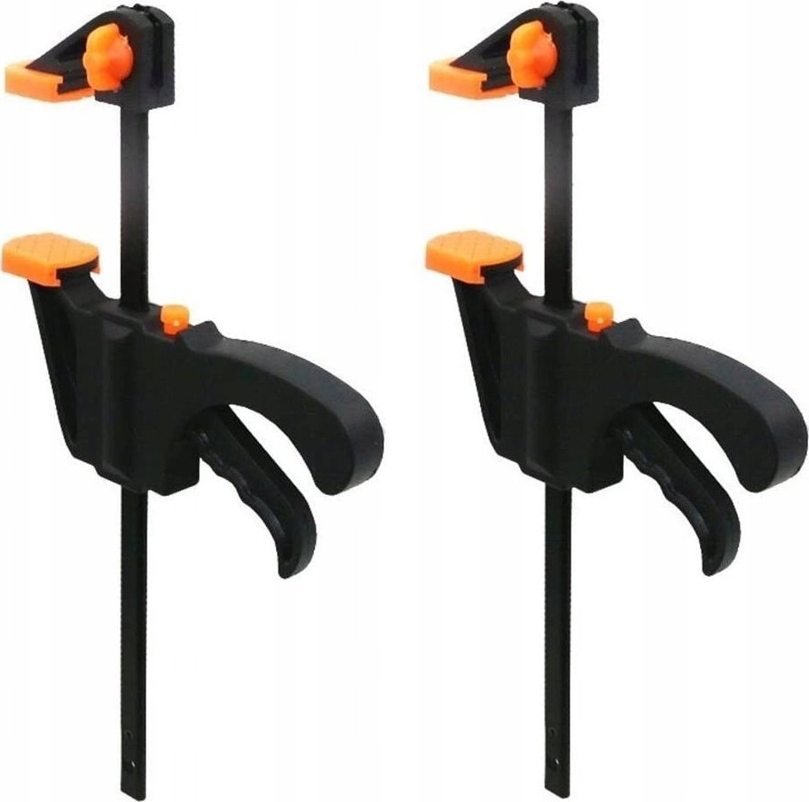 Korbi 2x ŚCISK STOLARSKI JEDNORĘCZNY SZYBKOZACISKOWY 100