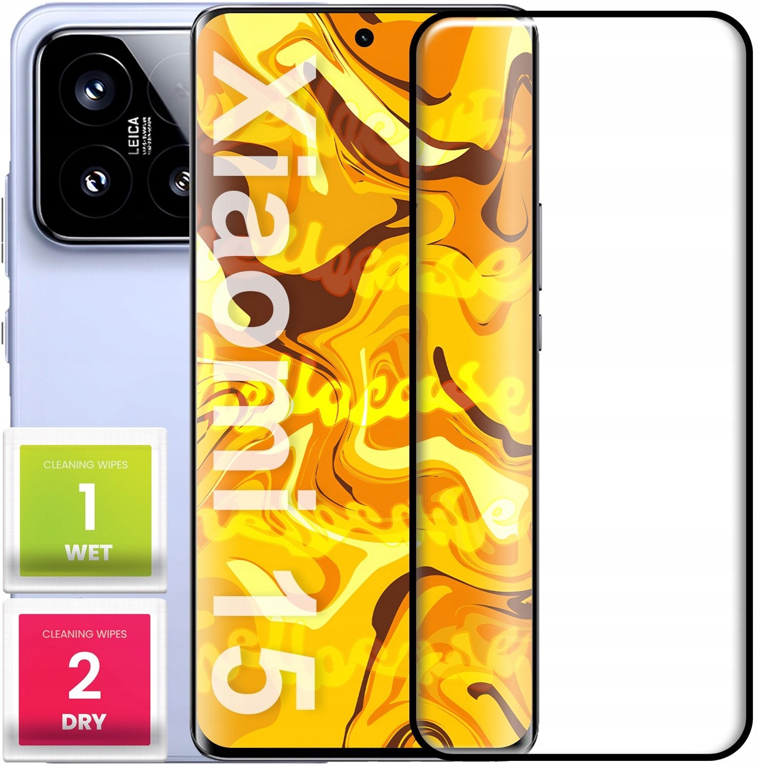 SZKŁO HARTOWANE DO XIAOMI 15 PEŁNE NA CAŁY EKRAN SZKIEŁKO OCHRONNE SZYBKA