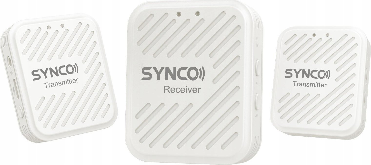 Mikrofon Synco Synco G1 A2 White bezprzewodowy system mikrofonowy 2,4 GHz - 2 odbiorniki