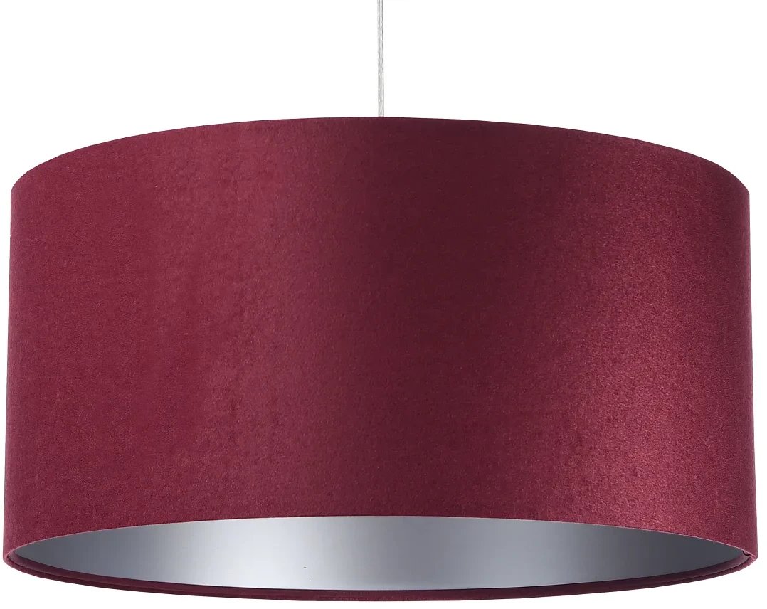Lampa wisząca HOME 50 bordowa/srebrna BPS KONCEPT