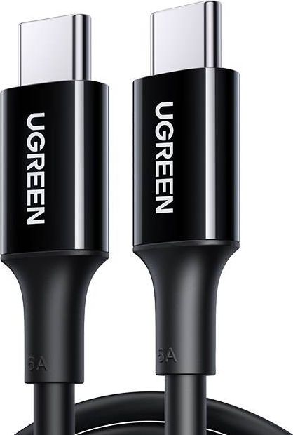 Kabel USB Ugreen USB-C - USB-C 1 m Czarny (UGR1077BLK)