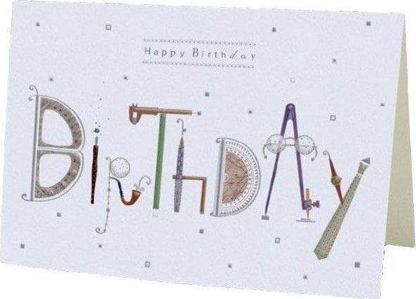 Turnowsky Karnet B6 + koperta Urodziny napis