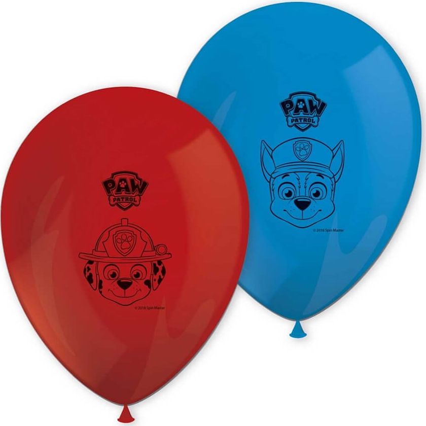 Procos2 Balony urodzinowe Psi Patrol - 30 cm - 8 szt uniwersalny