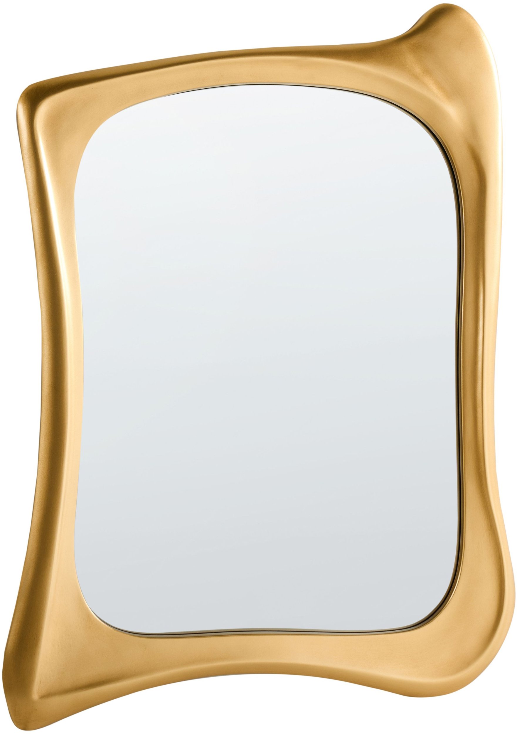 Lustro ścienne CONCARNEAU 65 cm 94 cm Złoty