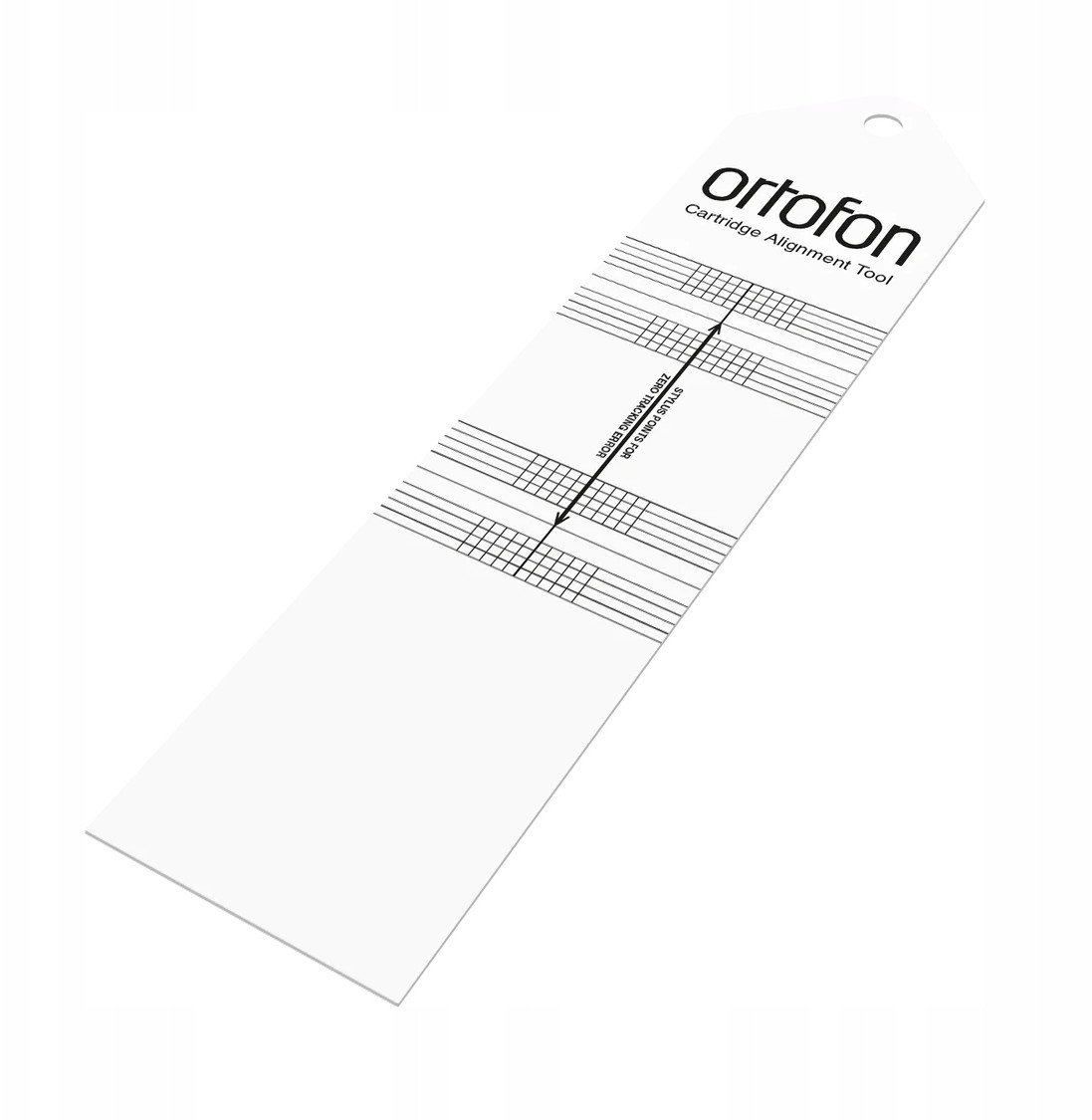 Szablon do ustawienia kartridża Ortofon Alignment tool