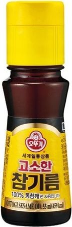 OTTOGI Olej sezamowy z prażonych ziaren 55ml Ottogi uniwersalny