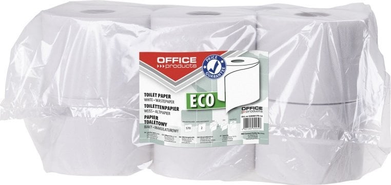 Office Products Papier toaletowy Office Products 63m 2w makulatura biały (12)