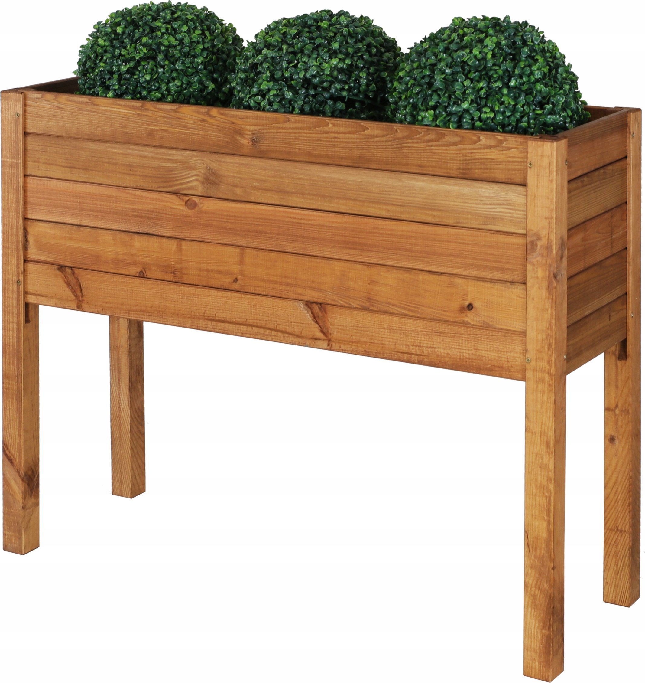 Wamar-Sosenka DREWNIANA DONICA SKRZYNIA BALKONOWA ERDES-5-3 BRĄZOWA DREWNO SOSNOWE