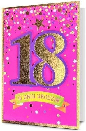 Karnet Urodziny Osiemnastka