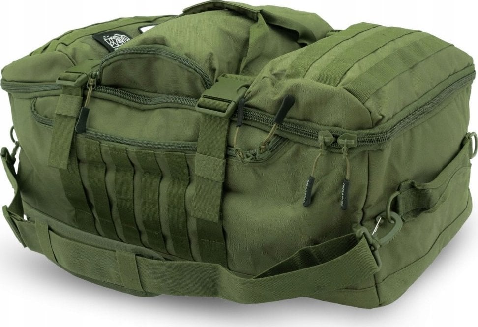Plecak turystyczny Offlander OFFLANDER TORBA PODRÓŻNA PLECAK 3W1 OFFROAD 54L ZIELONA
