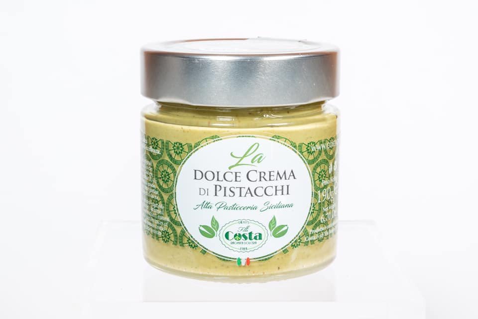Dolceria dell`Etna Krem pistacjowy Słodka Krem z Pistacji 190g - Cukiernia Etna
