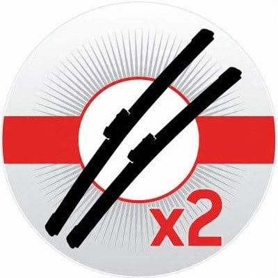 Pióro wycieraczki bezszkieletowe przód (2szt.) ExactFit 650/550mm pasuje do: RENAULT GRAND SCENIC II, SCENIC II 06.03-12.09