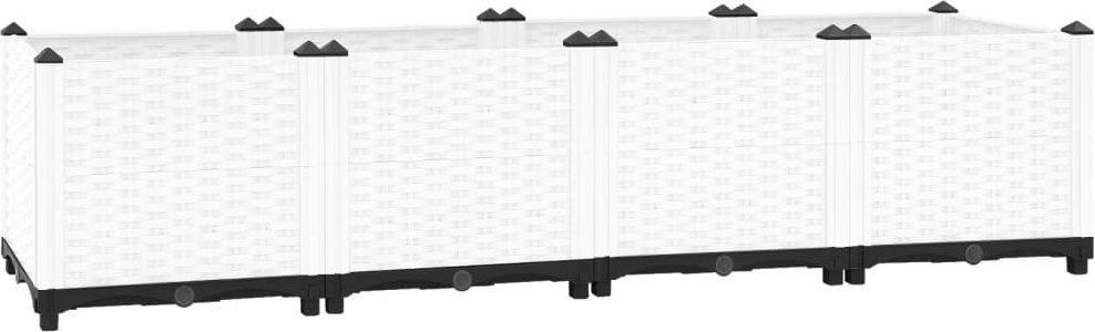 vidaXL vidaXL Donica do podwyższonej rabaty, 160x40x38 cm, polipropylen