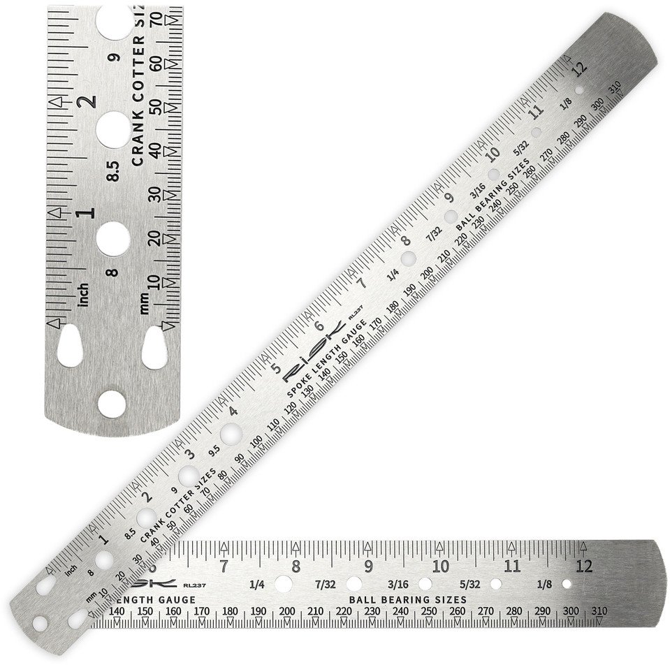 Przymiar RISK RL237 do szprych, klinów i kulek, stalowy