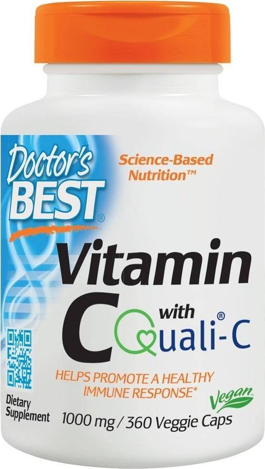 DOCTORS BEST Doctor's Best - Witamina C + Quali-C, 1000mg, 360 vkaps
