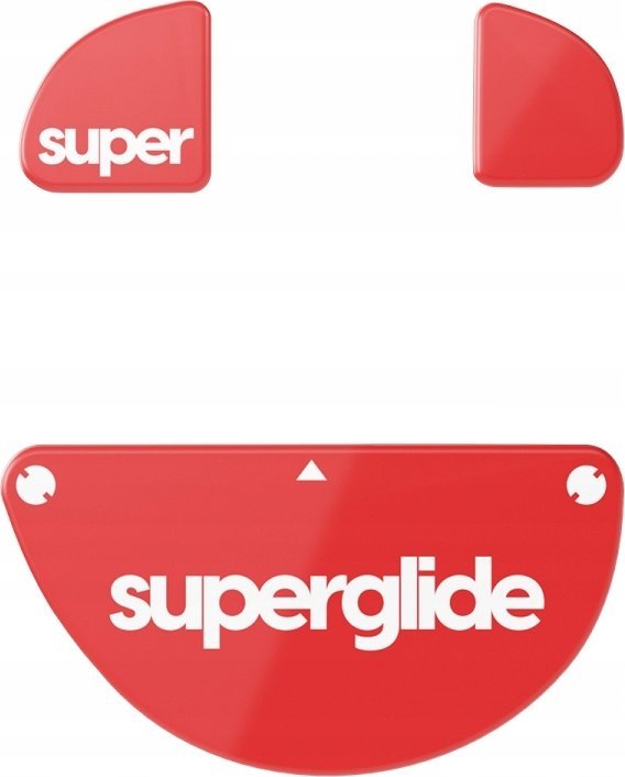 Pulsar Superglide Glass Skates Zowie EC Series Raudona Pakaitiniai Pelė feet