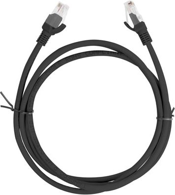 Lanberg Patchcord, Cat6, nieekranowany, 1.5m, czarny (PCU6-10CC-0150-BK)