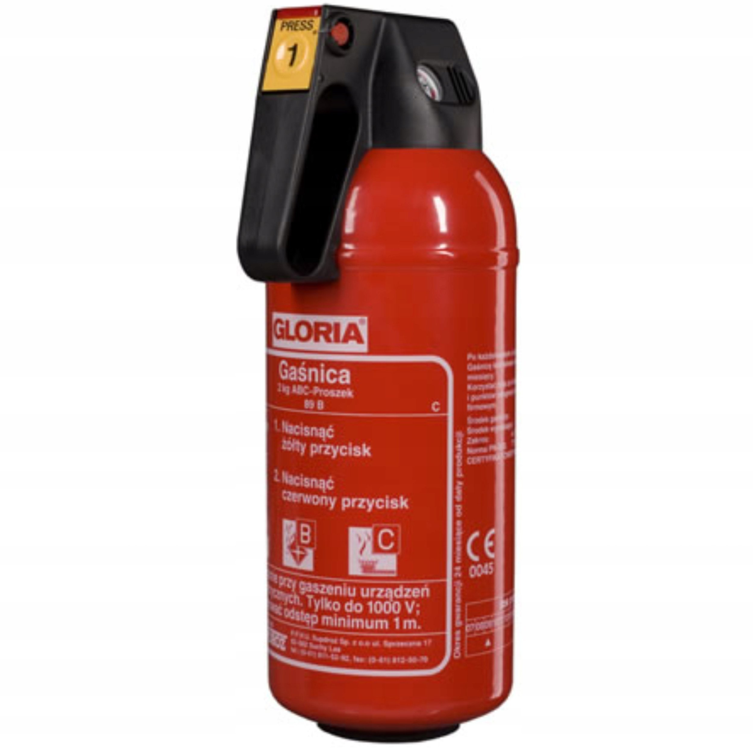 Gaśnica proszkowa 2 kg (P2-GAM)