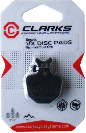 Clarks Okładziny hamulcowe FORMULA (Oro) organiczne