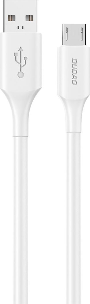Kabel USB Dudao USB-A - microUSB 1.2 m Biały (6970379615690)