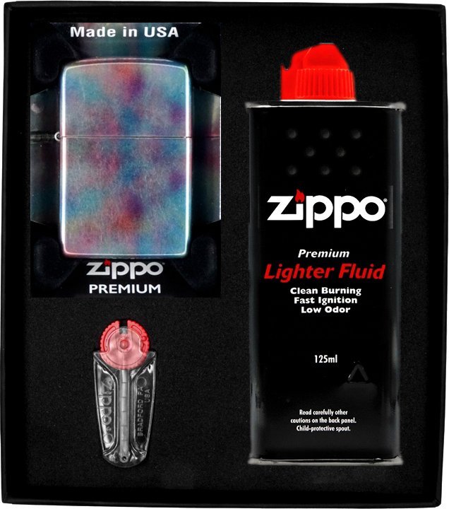 Zestaw ZIPPO Zapalniczka HOLOGRAPHIK DESIGN Prezentowy No1