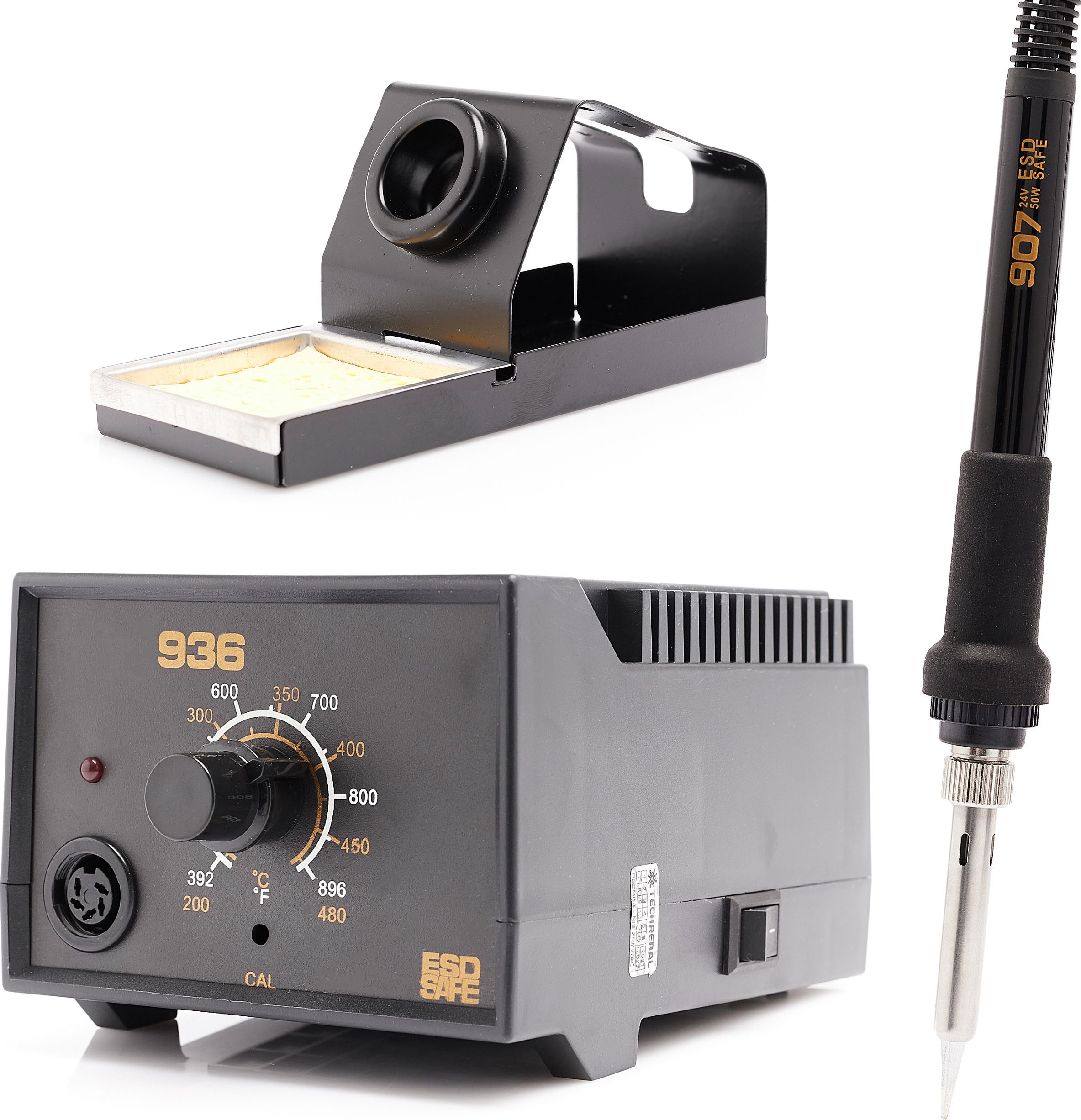 Techrebal STACJA LUTOWNICZA 936 LUTOWNICA GROTOWA 60W 480C