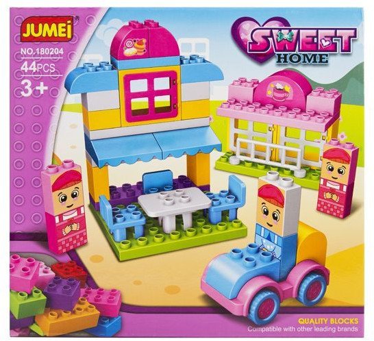 Klocki Jumei 3+ CUKIERNIA 44 elementy, 28x26cm