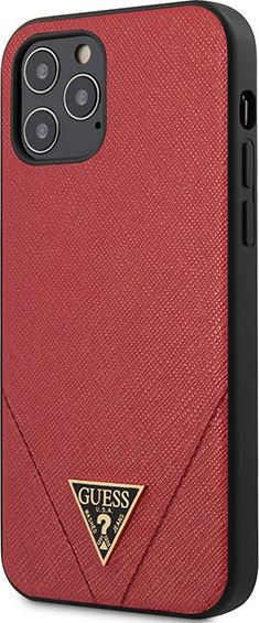 Guess GUHCP12LVSATMLRE iPhone 12 Pro Max 6,7 czerwony/red hardcase Saffiano