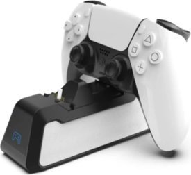 Pad Sony Playstation 5 DualSense Biały + stacja łądująca LvL.40
