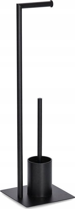 Zeller Stojak na szczotkę WC z uchwytem na papier, 20 x 20 x 70 cm