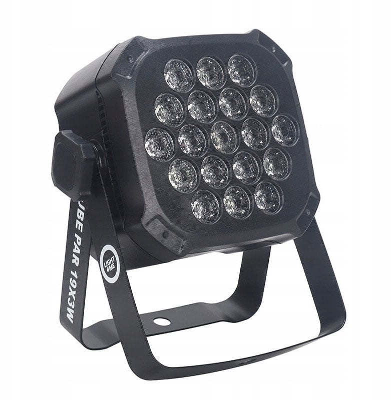LIGHT4ME CUBE PAR 19X3W RGBW reflektor par oświetl