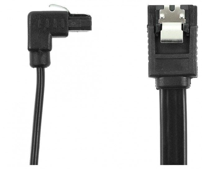 Kabel zasilający Accura Accura SATA III - SATA III 0.3m kątowy czarny