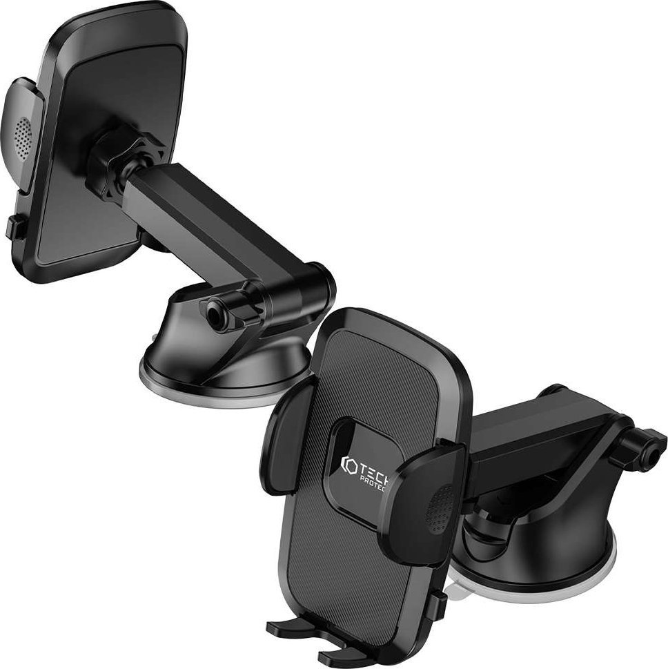 4kom.pl Uchwyt Samochodowy Na Telefon V3 Windshield & Dashboard Car Mount Do Auta Na Szybę Deskę Black