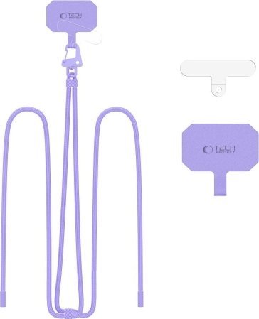 Smycz Tech-Protect C5S Rope Crossbody Strap Lavender