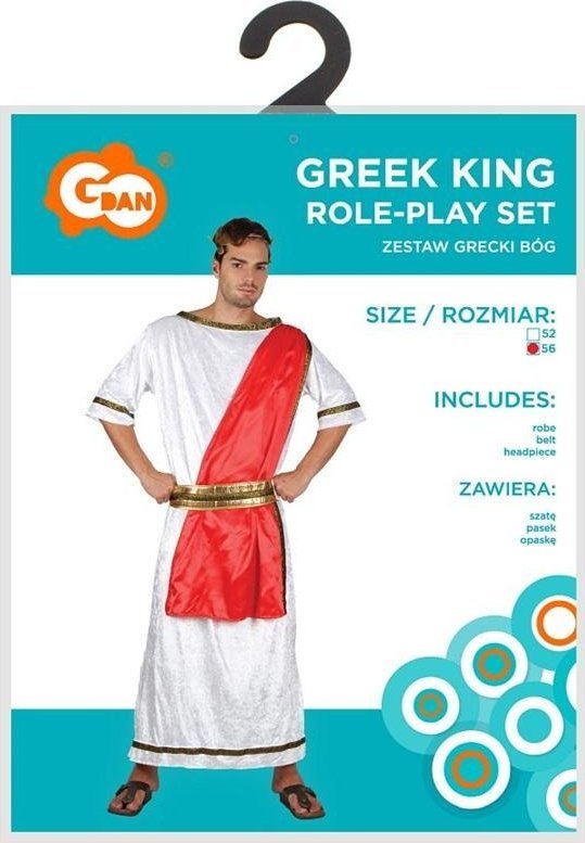 Strój dla dorosłych Grecki Bóg rozm. 56