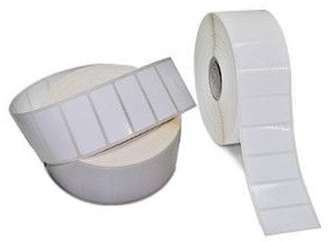 LABEL, POLYETHYLENE, 102X76MM; THERMAL TRANSFER, POLYE 3100T GLOSS, PERMANENT ADHESIVE, 25MM CORE