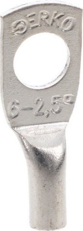 Erko Końcówka oczkowa Cu rurowa KCS 6-2,5 /100szt./