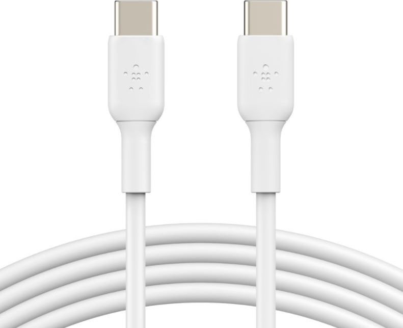 Kabel USB Belkin USB-C - USB-C 1 m Biały (CAB003bt1MWH)