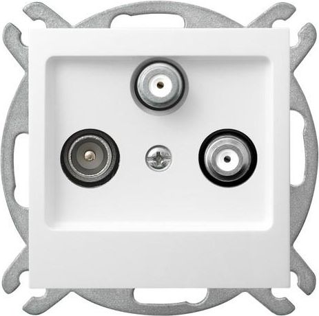 Ospel Gniazdo AS RTV-SAT-SAT białe (GPA-G2S/m/00)