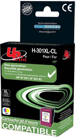 Tusz UPrint H-301XLC / CH564EE (color)