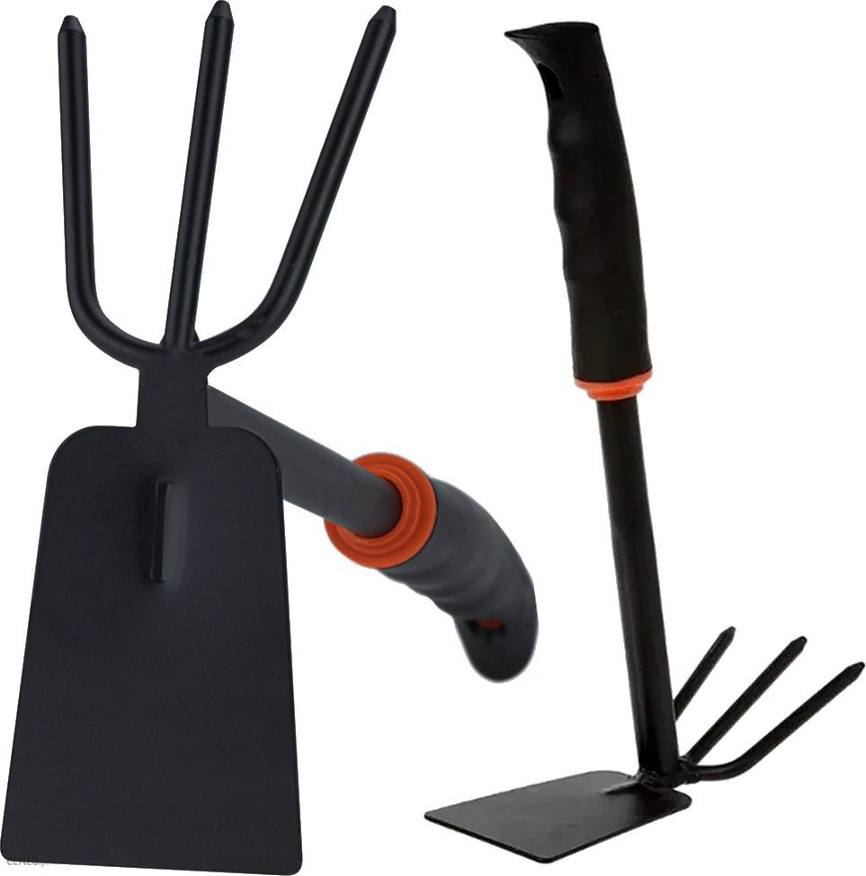 Verk Motyka ogrodowa dwustronna dziabka pazurki grabka kopaczka ręczna do roślin Motyka ogrodowa dwustronna dziabka pazurki grabka kopaczka ręczna do