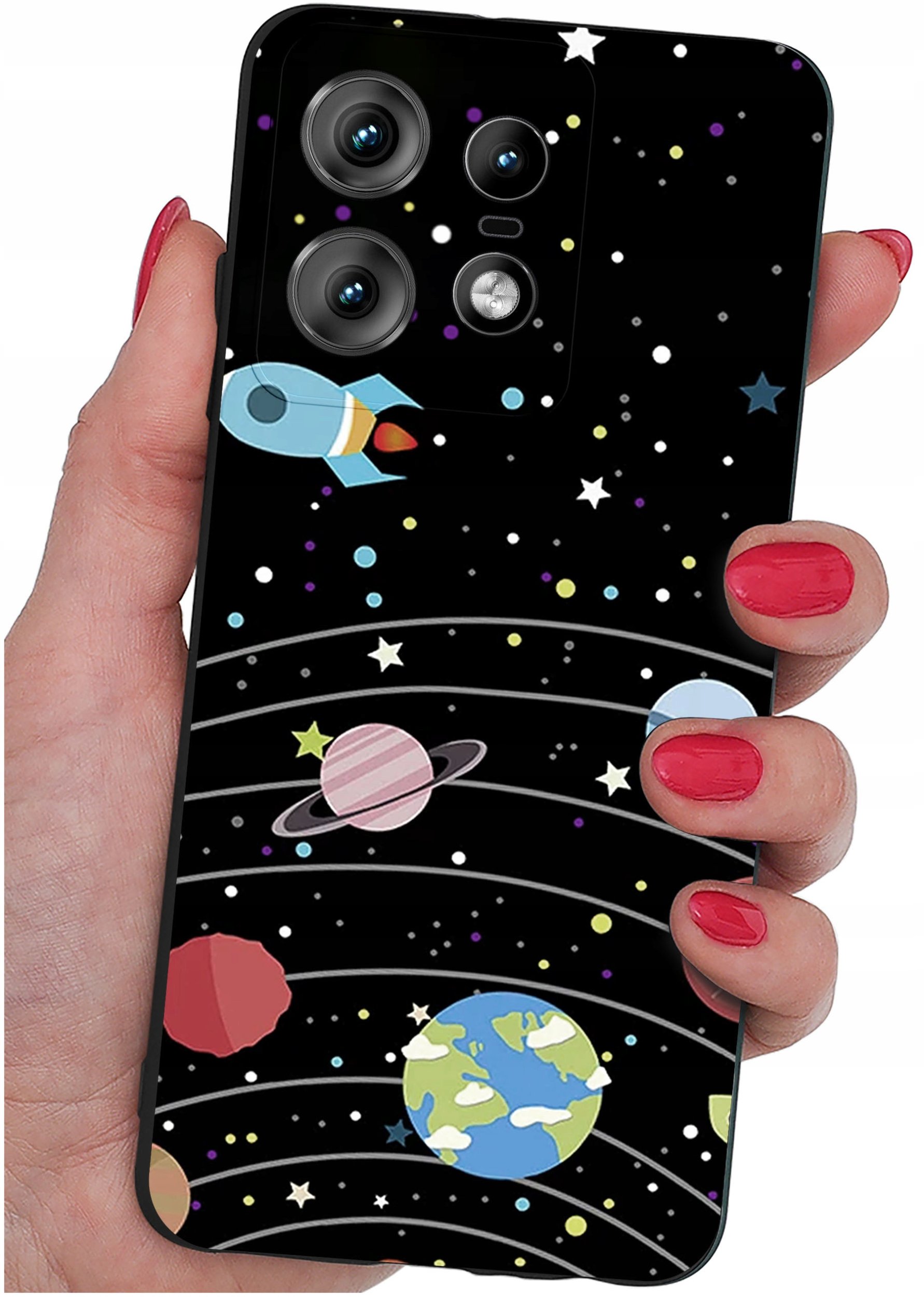 Etui do Motorola Moto EDGE 50 Pro WZORY |SILIKONOWE MATT CASE