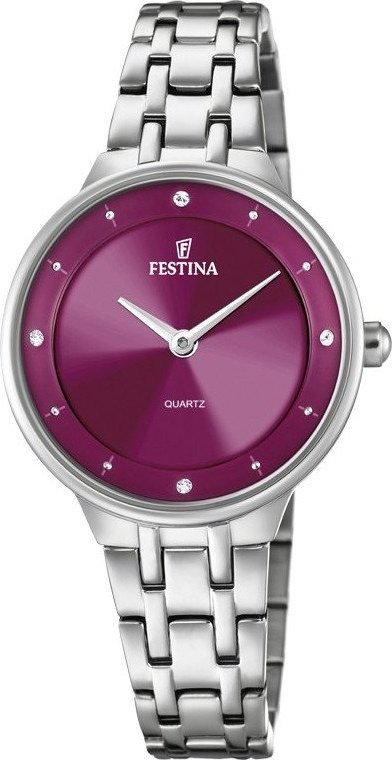 Zegarek Festina Zegarek damski Festina F20600-2 CYRKONIE srebrny