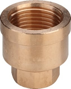 Viega Mufa redukcyjna 1x1/2" brąz 266363